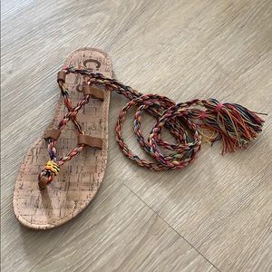 NWT Sam Edelman lace up heels